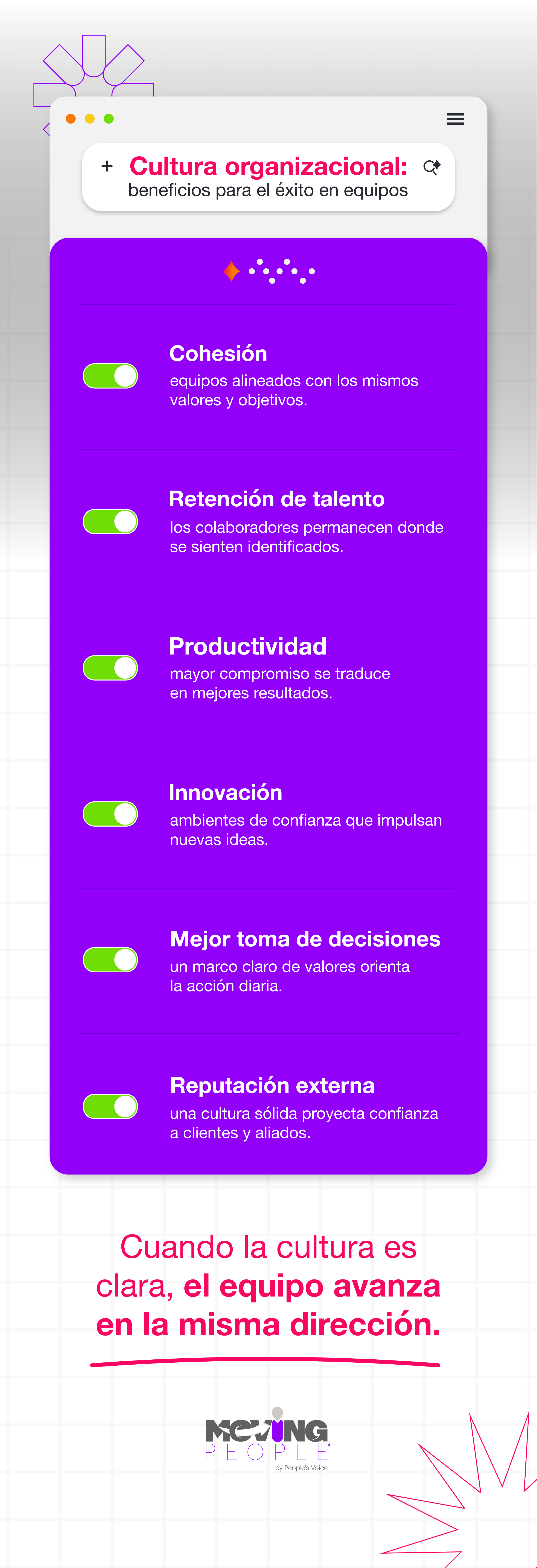 Cultura organizacional: beneficios para el éxito en equipos | Moving People®